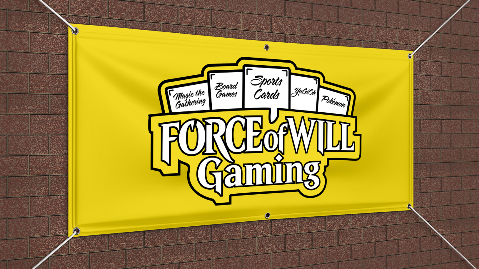 Vinyl Banner Mockup for Force of Will Gaming